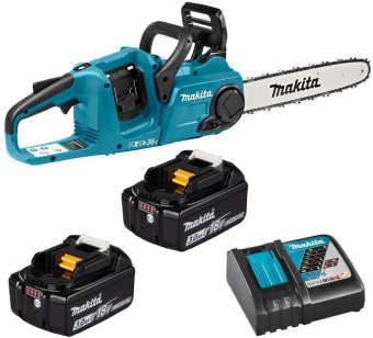 Электрическая цепная пила Makita DUC353RF2 1100Вт дл.шины:14" (35cm) 2аккум. 6Ач ЗУ от магазина РЭССИ