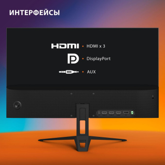 Монитор SunWind 27" SUN-M27BA108 черный IPS 16:9 HDMI матовая 280cd 178гр/178гр 2560x1440 144Hz G-Sync DP FHD 4.2кг от магазина РЭССИ