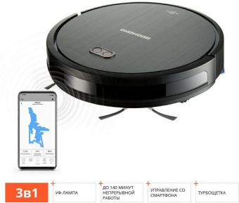 Пылесос-робот Redmond RV-R650S 25Вт черный от магазина РЭССИ