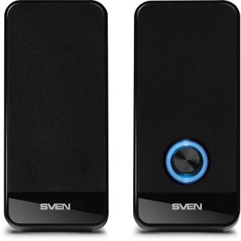 Колонки Sven 320 2.0 черный 6Вт от магазина РЭССИ