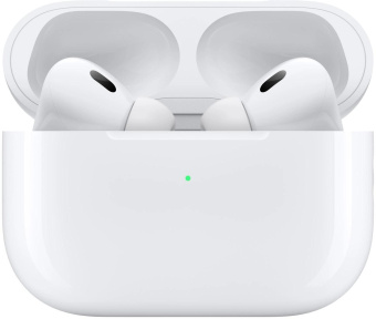 Гарнитура внутриканальные Apple AirPods Pro 2 2023 USB-C A3047/A3048/A2968 белый беспроводные bluetooth в ушной раковине (MTJV3LL/A) от магазина РЭССИ