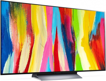 Телевизор OLED LG 77" OLED77C2RLA.ADGG темный титан 4K Ultra HD 120Hz DVB-T DVB-T2 DVB-C DVB-S DVB-S2 USB WiFi Smart TV (RUS) от магазина РЭССИ