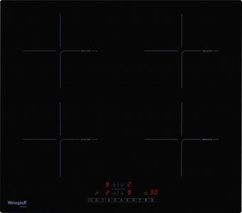 Индукционная варочная поверхность Weissgauff HI 640 BSC черный от магазина РЭССИ