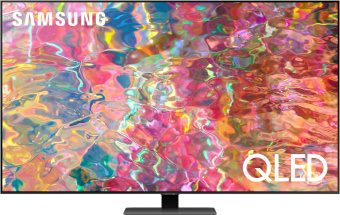 Телевизор QLED Samsung 75" QE75Q80BAUXCE Series 8 серебристый 4K Ultra HD 100Hz DVB-T2 DVB-C DVB-S2 USB WiFi Smart TV (RUS) от магазина РЭССИ