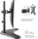 Кронштейн для мониторов Onkron D101FS черный 13"-34" макс.8кг настольный поворот и наклон от магазина РЭССИ