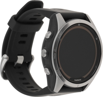 Смарт-часы Garmin Fenix 7S Pro 30.4мм 1.2" transflective корп.серебристый рем.графитовый (010-02776-00) от магазина РЭССИ