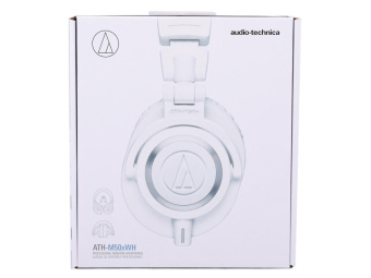 Наушники мониторные Audio-Technica ATH-M50X 1.2м белый проводные оголовье (15117335) от магазина РЭССИ