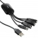 Разветвитель USB 2.0 Buro BU-HUB4-0.3-U2.0-Splitter 4порт. черный от магазина РЭССИ