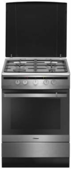 Плита Комбинированная Hansa FCMX63022 нержавеющая сталь (металлическая крышка) реш.чугун от магазина РЭССИ