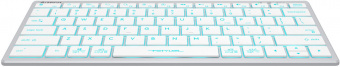 Клавиатура A4Tech Fstyler FX61 белый USB slim LED (FX61 WHITE) от магазина РЭССИ