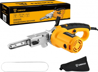 Ленточная шлифовальная машина Deko DKBS500 500Вт (ширина ленты 13мм) от магазина РЭССИ