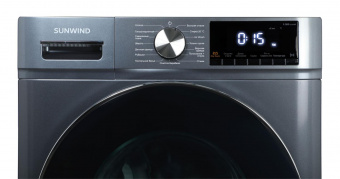Стиральная машина SunWind SWFD9403 класс: B загр.фронтальная макс.:10кг (с сушкой) темно-серый от магазина РЭССИ
