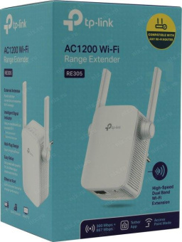 Повторитель беспроводного сигнала TP-Link RE305 AC1200 10/100BASE-TX белый от магазина РЭССИ
