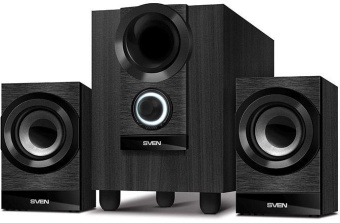Колонки Sven MS-150 2.1 черный 15Вт от магазина РЭССИ