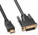 Кабель Buro HDMI-19M-DVI-D-1.8M HDMI (m) DVI-D (m) 1.8м феррит.кольца черный от магазина РЭССИ