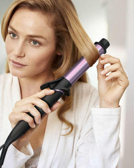 Щипцы Philips BHB868/00 макс.темп.:200С покрытие:керамико-кератиновое черный/фиолетовый от магазина РЭССИ
