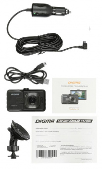 Видеорегистратор Digma FreeDrive 118 черный 1.3Mpix 1080x1920 1080p 150гр. JL5112 от магазина РЭССИ