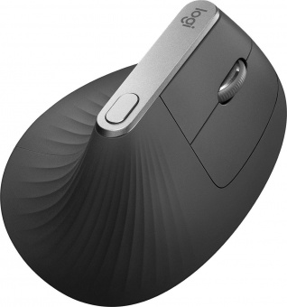 Мышь Logitech MX Vertical черный/серебристый оптическая (4000dpi) беспроводная BT/Radio USB (4but) от магазина РЭССИ