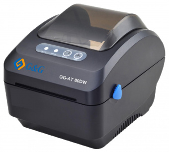 Термопринтер G&G GG-AT-80DW-U (для печ.накл.) стационарный черный от магазина РЭССИ