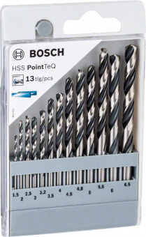 Набор сверл Bosch HSS PointTeQ (2608577349) по металлу (13пред.) для шуруповертов/дрелей от магазина РЭССИ