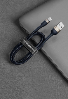 Кабель Romoss CB126 DYDC01010/CB126-81-733 USB (m)-Lightning (m) 2м синий от магазина РЭССИ