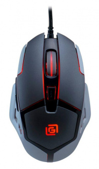 Мышь Оклик 915G HELLWISH V2 черный/серый оптическая (4800dpi) USB (6but) от магазина РЭССИ