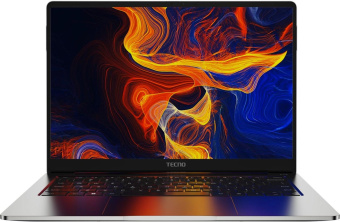 Ноутбук Tecno MegaBook T14DA Ryzen 5 7430U 16Gb SSD512Gb AMD Radeon Graphics 14.1" IPS FHD (1920x1200) Windows 11 Home grey WiFi BT Cam 6460mAh (71003300401) от магазина РЭССИ