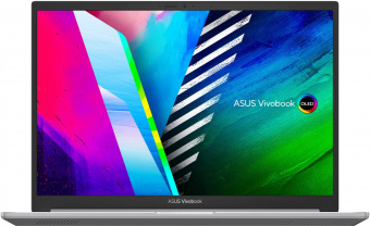 Ноутбук Asus Vivobook Pro 16X OLED N7600PC-L2012W Core i5 11300H 16Gb SSD512Gb NVIDIA GeForce RTX 3050 4Gb 16" OLED 4K (3840x2400) Windows 11 Home silver WiFi BT Cam (90NB0UI3-M02960) от магазина РЭССИ