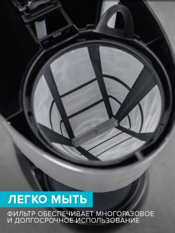 Кофеварка капельная Scarlett SC-CM33011 750Вт черный/стальной от магазина РЭССИ