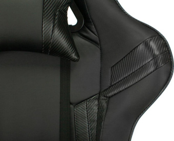 Кресло игровое Zombie Z4 черный искусственная кожа крестов. от магазина РЭССИ