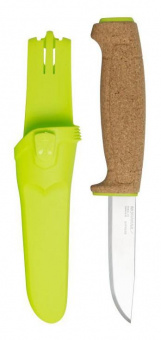 Нож Morakniv Floating (13686) стальной разделочный лезв.97мм прямая заточка салатовый от магазина РЭССИ