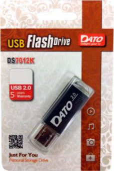 Флеш Диск Dato 64Gb DS7012 DS7012K-64G USB2.0 черный от магазина РЭССИ