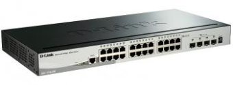 Коммутатор D-Link DGS-1510-28X/A1A 24G 4SFP+ управляемый от магазина РЭССИ