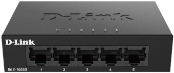 Коммутатор D-Link DGS-1005D/J2A 5G неуправляемый от магазина РЭССИ