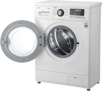 Стиральная машина LG F1096SDS3 класс: A загр.фронтальная макс.:4кг белый от магазина РЭССИ