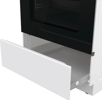 Плита Электрическая Gorenje GEC5C61WG белый стеклокерамика (без крышки) от магазина РЭССИ
