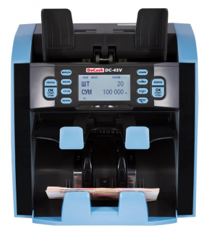 Счетчик банкнот DoCash DC-45V мультивалюта от магазина РЭССИ