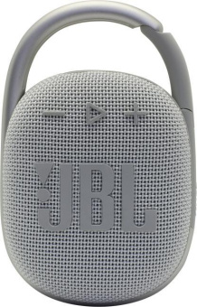Колонка порт. JBL Clip 4 белый 5W 1.0 BT 15м 500mAh (JBLCLIP4WHT) от магазина РЭССИ