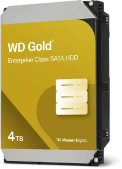Жесткий диск WD SATA-III 4TB WD4004FRYZ Desktop Gold 512E (7200rpm) 256Mb 3.5" от магазина РЭССИ