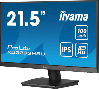 Монитор Iiyama 21.5" ProLite XU2293HSU-B7 черный IPS LED 16:9 HDMI M/M матовая 300cd 178гр/178гр 1920x1080 100Hz DP FHD USB 2.6кг от магазина РЭССИ
