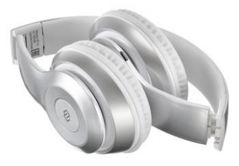 Гарнитура накладные Digma BT-14 сереб.мат. беспроводные bluetooth оголовье (BT-14S) от магазина РЭССИ