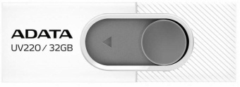 Флеш Диск A-Data 32Gb UV220 AUV220-32G-RWHGY USB2.0 белый/серый от магазина РЭССИ