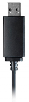 Наушники с микрофоном A4Tech HU-10 черный/белый 2м накладные USB оголовье (HU-10/USB/BLACK+WHITE) от магазина РЭССИ