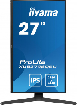 Монитор Iiyama 27" XUB2796QSU-B1 черный IPS LED 1ms 16:9 HDMI M/M матовая HAS Piv 1000:1 250cd 178гр/178гр 2560x1440 DP WQ USB 5.4кг от магазина РЭССИ