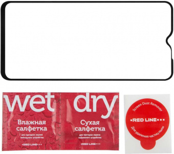 Защитное стекло для экрана Redline для Xiaomi Redmi 9/9A/9C/10A прозрачная 1шт. (УТ000020545) от магазина РЭССИ