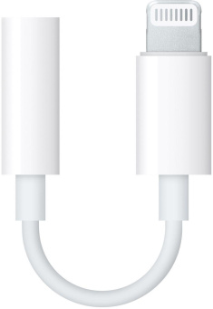 Переходник Apple A1749 MMX62FE/A Jack 3.5 (f)-Lightning (f) 0.1м белый от магазина РЭССИ