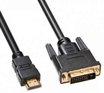 Кабель Buro HDMI-19M-DVI-D-3M HDMI (m) DVI-D (m) 3м феррит.кольца от магазина РЭССИ