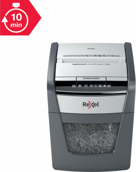 Шредер Rexel Optimum AutoFeed 50X черный с автоподачей (секр.P-4) фрагменты 50лист. 20лтр. скрепки скобы пл.карты от магазина РЭССИ