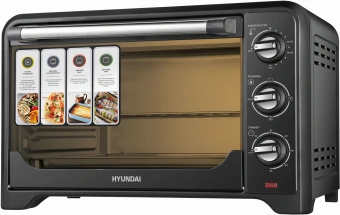 Мини-печь Hyundai MIO-HY092 35л. 1600Вт черный от магазина РЭССИ