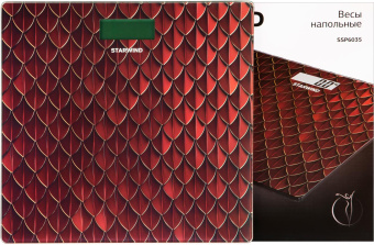 Весы напольные электронные Starwind SSP6035 макс.180кг рисунок/красный от магазина РЭССИ